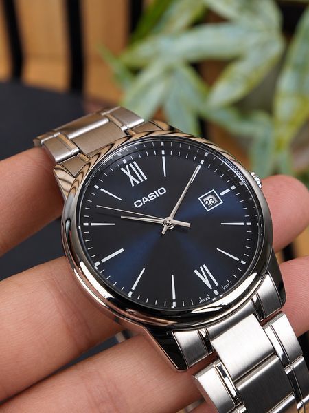 Чоловічий годинник Casio MTP-V002D-2B3 ABR-1141-0337 фото