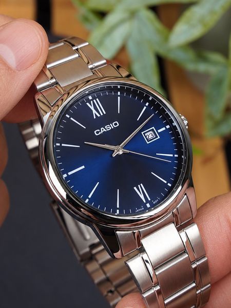 Чоловічий годинник Casio MTP-V002D-2B3 ABR-1141-0337 фото