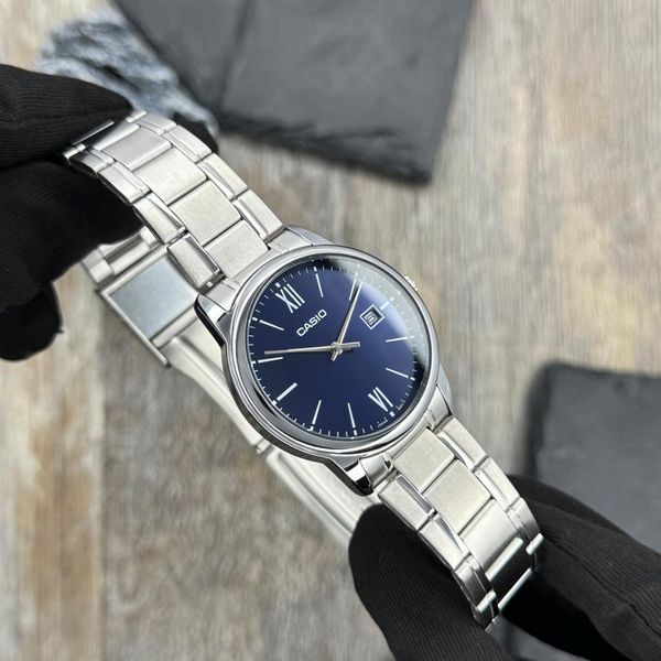 Чоловічий годинник Casio MTP-V002D-2B3 ABR-1141-0337 фото