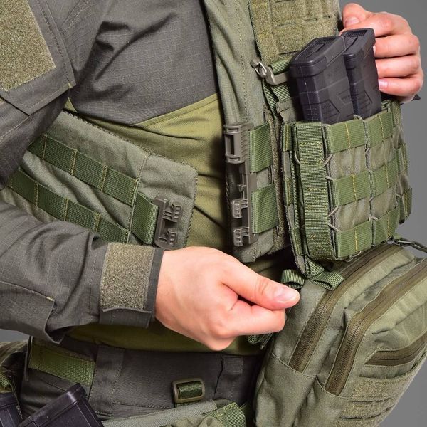 Плитоноска під плити XL Gig Military MPS М8 PRO. Cordura 1000. Ranger Green 1281000-m фото