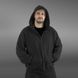 Флісовий худі з капюшоном GIG Oversize. Чорний 3XL 905 фото 6