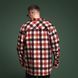 Сорочка в клітинку оверсайз Бордовий 3XL 879 фото 3