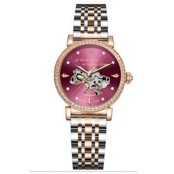 Годинник наручний Awarder 047 Silver-Gold-Pink ABR-1202-0973 фото