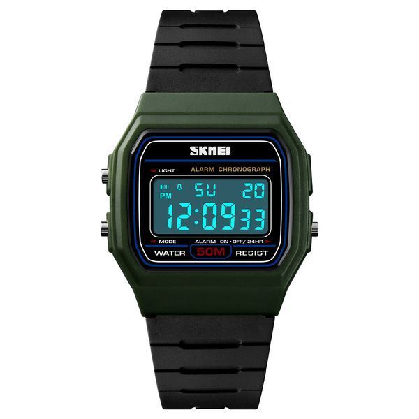 Наручний годинник Skmei 1412AG Army Green ABR-1080-1409 фото