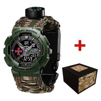 Patriot 005AGSU ЗСУ Паракордовий ремінець Camo Green + Коробка ABR-1201-0342 фото