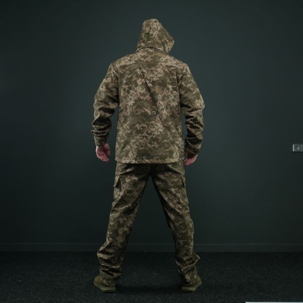 Демісезонний костюм Softshell Kiborg Піксель 50 KIB-11150 фото