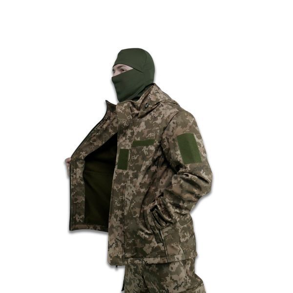 Демісезонний костюм Softshell Kiborg Піксель 50 KIB-11150 фото