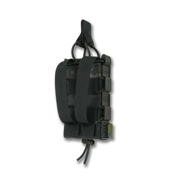 Посилений підсумок Kiborg GU Single Mag Pouch Чорний мультикам KIB-3871 фото