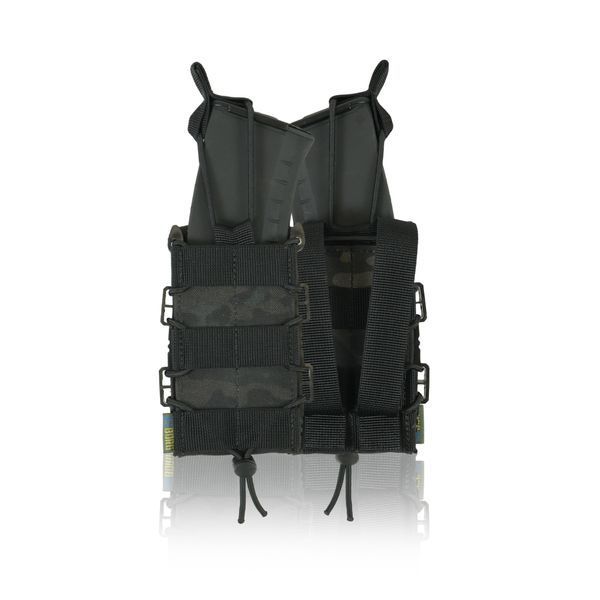 Посилений підсумок Kiborg GU Single Mag Pouch Чорний мультикам KIB-3871 фото
