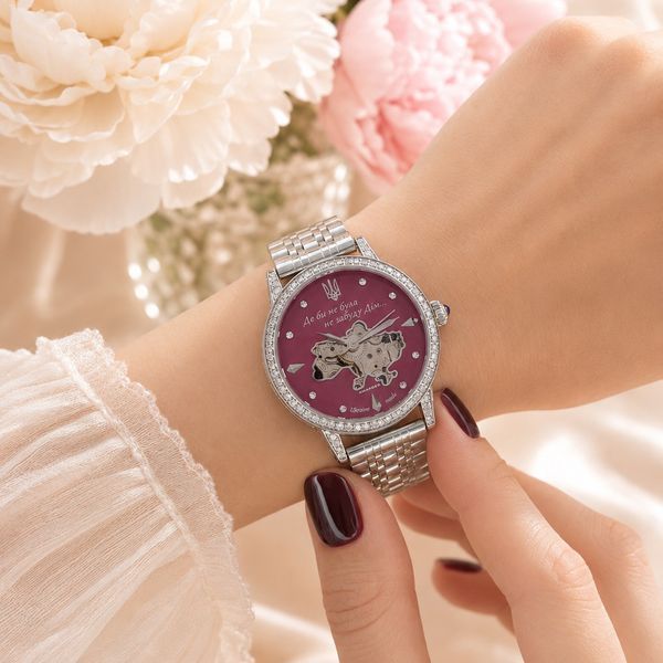 Годинник наручний Awarder 049 Silver-Pink ABR-1202-0980 фото