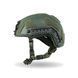 Кевларовий балістичний шолом FAST GEN III Kevlar Olive з кріпленням NVG та рейками Хакі M KIB-24014 фото 2