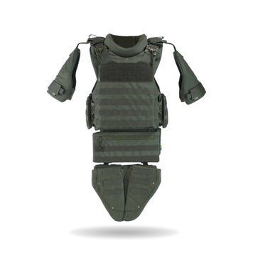Бронежилет Modular X-1 (XL) з балістичним захистом Militex (2 клас) Хакі KIB-16486 фото