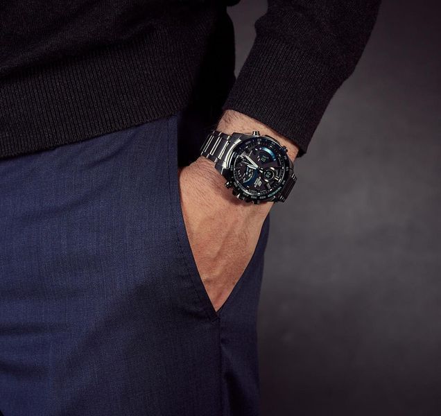Чоловічий годинник Casio ECB-900DB-1B ABR-1141-0294 фото