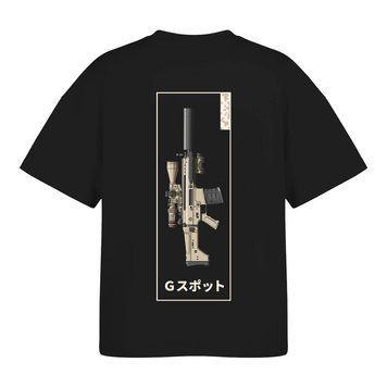 Жіноча футболка GIG (Scar) Оверсайз. Чорний One size 903-scar-bk фото