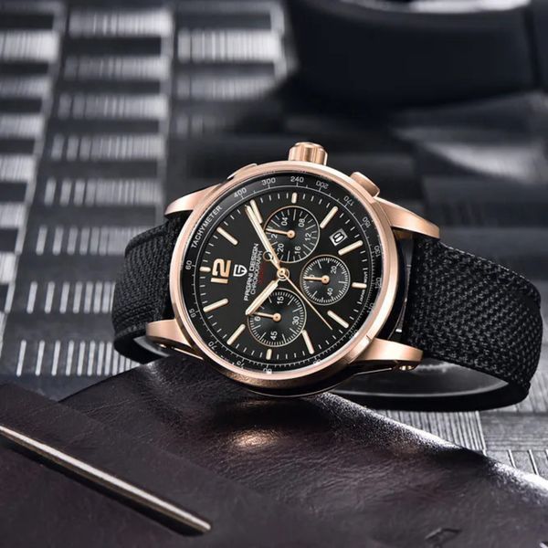 Pagani Design YS008 Rose Gold-Black ABR-1138-0003 фото