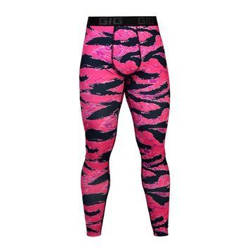Чоловічі Тайтси GIG. Tiger Stripe Pink L 808 фото