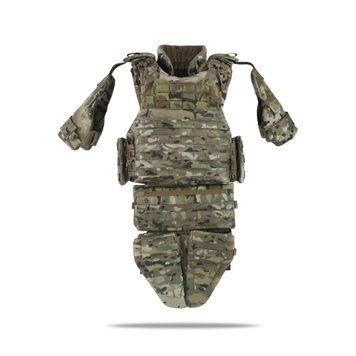 Бронежилет Militex Modular X-1 з балістичним пакетом (1 клас) | Multicam | Cordura USA | Розмір XL Мультикам XL KIB-16962 фото