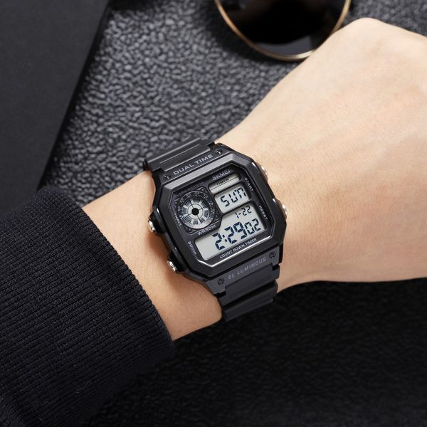 Наручний годинник Skmei 1998BK Black. ABR-1080-1191 фото