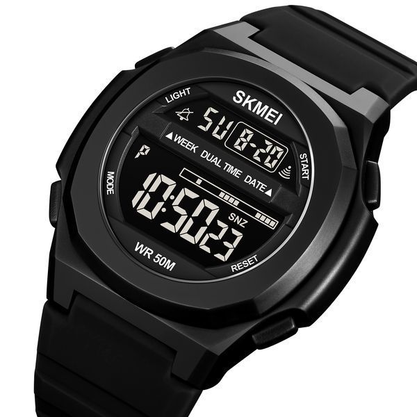 Чоловічий годинник Skmei 1821BKBK All Black ABR-1080-0961 фото