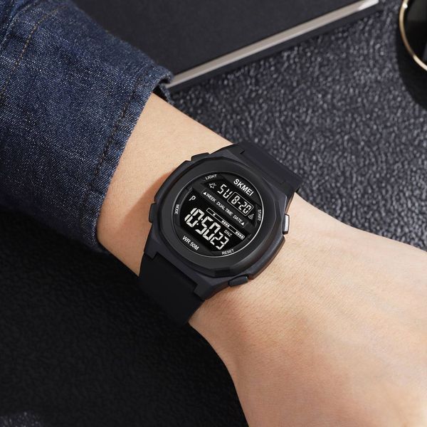 Чоловічий годинник Skmei 1821BKBK All Black ABR-1080-0961 фото