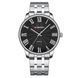 Чоловічий годинник Curren 8422 Silver-Black зі сталевим браслетом та мінеральним склом ABR-1008-0337 фото 1
