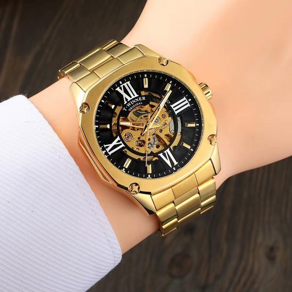 Winner 8184 Gold-Black Steel ABR-1099-0088 фото