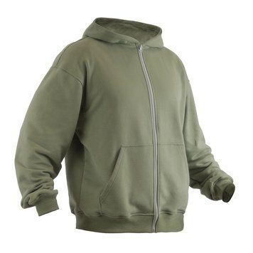 Флісовий худі з капюшоном GIG Oversize. Олива 3XL 905 фото