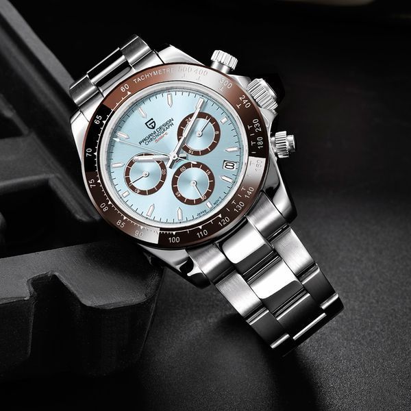 Чоловічий годинник Pagani Design PD-1644 Silver-Blue ABR-1138-0182 фото