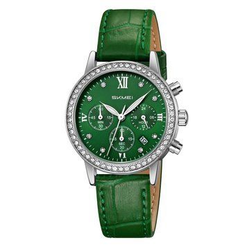 Жіночий годинник Skmei 9384GN Green ABR-1080-3205 фото
