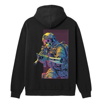 Худі з принтом GIG. Neon Vanguard. Чорний 2XL 891-pksl фото