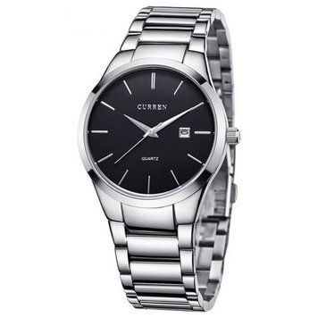 Наручний годинник Curren 8106 Silver-Black ABR-1008-0281 фото