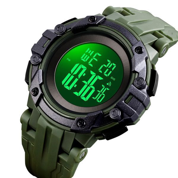 Чоловічий годинник Skmei 1545AG Army Green ABR-1080-1291 фото