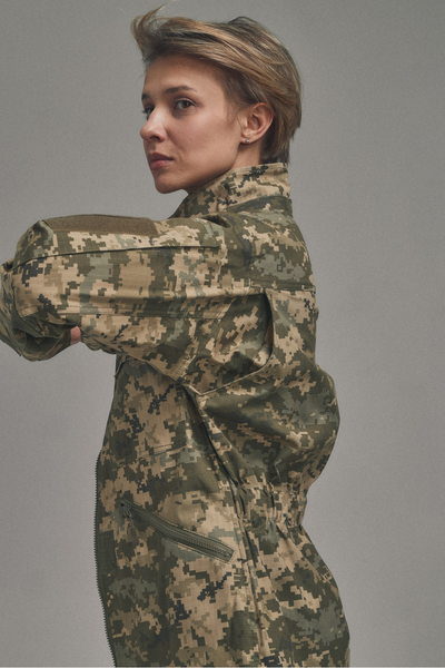 Жіноча тактична куртка FC Combat Fit, піксель L KIB-17494 фото